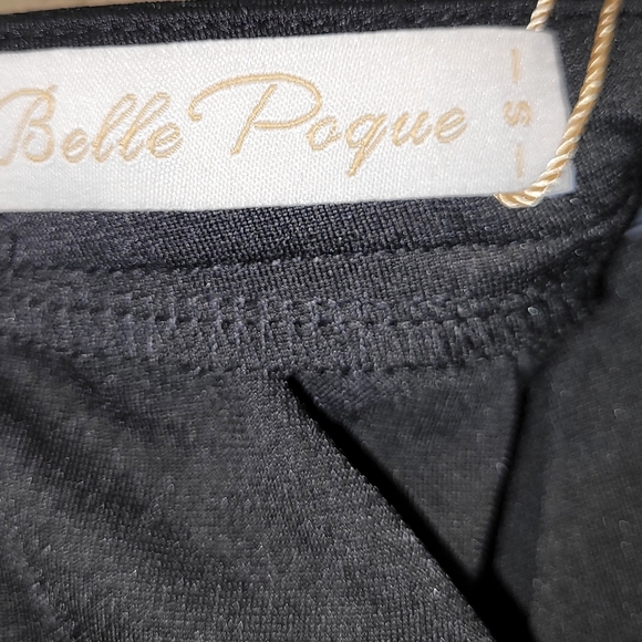 Classic Black Pencil Dress by Belle Poque Size Small - Picture 3 of 5